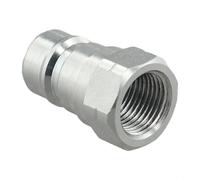 Acoplador rápido hidráulico de acero al carbono para Parker 6600 AN, ISO7241-A montaje roscado NPT de alta presión para tractor, galvanizado (NPT3/8-macho)