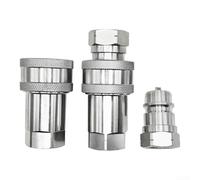 Acoplador rápido hidráulico de alta presión ISO7241-A Series Interchange, para Parker 6600 más rápido AN, acero al carbono, para NPT roscado conector de tractor, para (NPT3/8-Female)