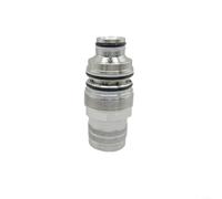 Acoplador rápido M46 de cara plana ISO16028, montaje hidráulico de acero al carbono 35MPa para construcción y mantenimiento ferroviario, conector macho y hembra roscado de 46 mm (cuerpo hembra M46)
