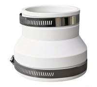 Acoplador reductor de conducto flexible para una transición perfecta entre los tamaños de conductos en el ventilador de escape de aire fresco y uso de ventilación hidropónica (B)
