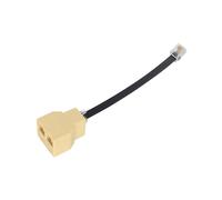 Acoplador RJ12 6P6C de 50 cm, Adaptador Divisor de Cable Telefónico RJ11 de 2 Vías, Adecuado para Teléfono.