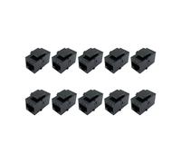 Acoplador RJ45 Cat6 Acoplador en Línea UTP Hembra A Hembra Conector Cat6 Conector Cat6 10 Piezas