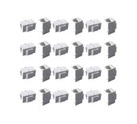 Acoplador RJ45 Cat6 UTP, Acoplador en Línea Hembra A Hembra, Conector Cat6, 24 Piezas,