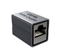 Acoplador RJ45 de 10 Gbps, diseño de aleación de aluminio para transferencia de datos de alta velocidad y red portátil, adaptador de red de aleación de aluminio