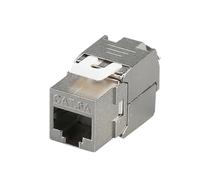 Acoplador RJ45 Hembra, blindaje de Zinc (STP), PoE+, acoplador Ethernet Modular RJ45, Cat8, Cat7, Cat6A(10PCS,CAT6A STP)
