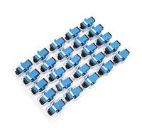 Acoplador SC-SC, Acoplador de Fibra óptica, 50 Piezas SC-SC Brida Simple SC Adaptador de Fibra óptica Acoplador Adaptador de Conector Industrial, Cables de de Fibra óptica