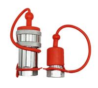 Acopladores hidráulicos, acopladores hidráulicos con válvula de bola de cubierta antipolvo, accesorios de de transferencia de líquidos de alta resistencia | para la industria de equipos