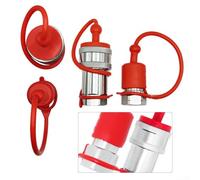 Acopladores hidráulicos de conexión rápida, 1/4 3/8 1/2 NPT ISO7241-A, acero al carbono para alta presión 3600 PSI, tasa de flujo de 6 GPM, galvanizado, para construcción agrícola registro (NPT1/4)