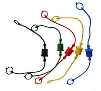 Acopladores hidráulicos de conexión rápida de cara plana con conectores macho y hembra y polvo para equipos agrícolas estándar ISO5675 roscados 1/2 (5PCS)