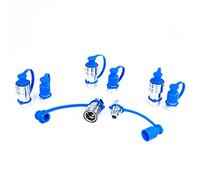 Acopladores Rápidos Hidráulicos NPT de 1/2" - Estilo Pioneer de Asiento - Juego de 4