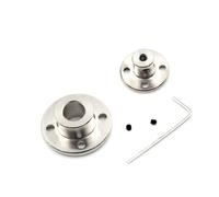 Acoplamiento, 2 piezas de brida acoplamiento eje rígido, collar, abrazadera, soporte, guía motor, acoplador, conector junta(3mm)