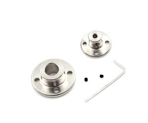 acoplamiento, 2 piezas de brida acoplamiento eje rígido, collar, abrazadera, soporte, guía motor, acoplador, conector junta(3mm)