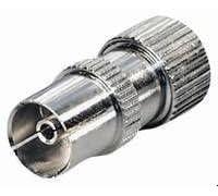 Acoplamiento coaxiales hembra 9,5 mm