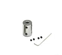 Acoplamiento de acero 45# para transmisión mecánica con 22 mm de longitud, 14 mm, 16 mm de diámetro exterior y 4 mm de diámetro del agujero del tornillo (5 mm-8 mm)