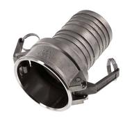 Acoplamiento de acero inoxidable Camlock DN 75 (3'') Pilar de manguera (75 mm) Tipo C MIL-C-27487