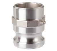 Acoplamiento de acero inoxidable Camlock DN 90 (4'') Extremo para soldar (114,3 mm) Tipo F (AS) MIL-C-27487
