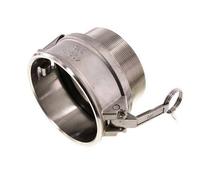 Acoplamiento de acero inoxidable Camlock DN 90 (4'') R 4'' rosca macho tipo B MIL-C-27487