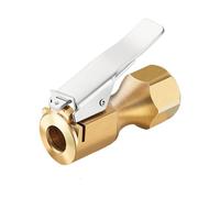 Acoplamiento de Aire con Conexión Rápida | Conector Inflador Con Clip | Válvula Aire Latón - Para Moto, Bicicleta, Coche, Camión y SUV