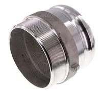 Acoplamiento de aluminio Camlock DN 120 (5'') R 5'' rosca macho tipo F MIL-C-27487