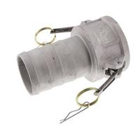 Acoplamiento de aluminio Camlock DN 60 (2 1/2'') Pilar de manguera (63 mm) Tipo C MIL-C-27487