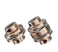 Acoplamiento de brida, acoplador de eje de motor flexible, diafragmas de aluminio, junta universal for impresora CNC(LE1-B-D56L45-16X16)