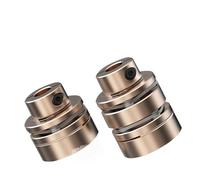 Acoplamiento de brida, acoplador de eje de motor flexible, diafragmas de aluminio, junta universal for cardán de impresora(LED1-B-D34L33-5X11)