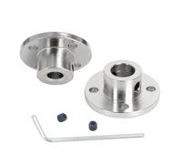Acoplamiento de brida rígida, acoplador de eje guía de Motor, conector de soporte de Motor, 3mm, 3,17mm, 4mm, 5mm, 6mm, 6,35mm, 7mm, 8mm, 10mm, 11mm, 12mm, 1/2 Uds.(3.17mm,2pcs)