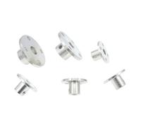 Acoplamiento de brida rígida for Motor, acoplador de eje guía, conector de Motor de 3/3, 17/4/5/6/6, 35/7/8/10/11/12/14mm, 10 Uds.(14mm)
