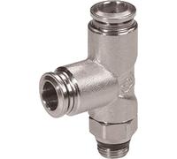 Acoplamiento de conexión con tornillo de ángulo STVS-QLECK-M220, conexiones a elegir, Schlauch 4mm, Gewinde R1/8a, 1