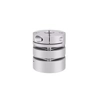 Acoplamiento de diafragma flexible Acoplamiento flexible de doble diafragma, 1 pieza, D56L63, 10/12/14/15/16/17/18/20-25, acoplador de eje flexible for motor paso a paso CNC.(10-25)