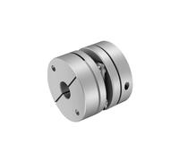 Acoplamiento de diafragma simple de aleación de aluminio D26L26, junta elástica, husillo de bolas D26 mm L26 mm, servomotor paso a paso, codificador, ordenador, piezas FA(5x6)