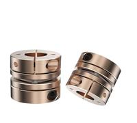 Acoplamiento de diafragma único Cloweit D45L35, flexible for servomotor paso a paso, diámetro del eje: 6 mm, 8 mm, 10 mm y 22 mm.(8X9)