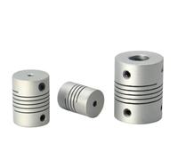 Acoplamiento de eje aleación aluminio, acoplador motor 8mm, acoplamiento codificador D25L30, orificio interior elástico 5mm, 6mm, 9mm, 10mm, 12mm