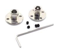 Acoplamiento de eje con brida de 1/4 de pulgada de SDTC Tech, accesorios de cojinetes de eje met licos, acoplador r gido para motor paso a paso,