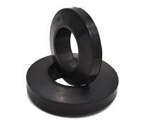 Acoplamiento de eje de almohadilla amortiguadora flexible, 5 piezas Color negro 10/14/18/24/30/38/45 mm Anillo elástico de goma de diámetro interior - Amortiguador for maquinaria industrial(18x35x9mm)