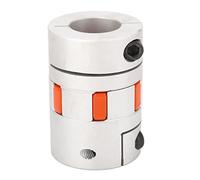 Acoplamiento de eje de ciruela Acoplador flexible Aleación de aluminio Acoplamiento de servomotor de alta torsión para bombas de agua Ventiladores Compresores 24 mm de diámetro