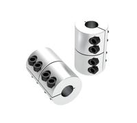 Acoplamiento de eje rígido D25L40, acoplador de tornillo de avance de 5/6/6,35/7/8/10 mm, accesorios for impresora 3D y enrutador CNC, conector de servomotor paso a paso(10mm to 12mm)