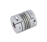 Acoplamiento de fuelle Acoplamiento de fuelle, servomotor paso a paso, tornillo, abrazadera de aleación de aluminio, resorte elástico, acoplador de alto par, piezas CNC(40x55-10x10)