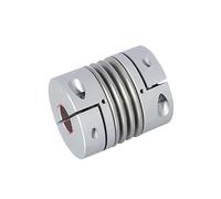Acoplamiento de Fuelles Aluminio Motor Paso a Paso Apriete Tornillo Resorte | Acoplamiento flexible universal aleación aluminio alto par para motor paso a paso apriete tornillo resorte(80x103-42x42)