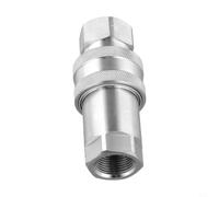 Acoplamiento de liberación rápida ISO 7241-A NPT para hidráulica, acero boquilla y manguito conjunto para tractor excavadora agricultura, tamaños seleccionables 1/4" 3/8" 1/2" 3/4"(NPT-3/4)