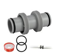 Acoplamiento de manguera de piscina 38 mm 32 mm para Intex Bestway Coleman, accesorios de conector de manguera de piscina (ajuste recto, 38 mm)