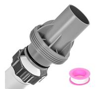 Acoplamiento de manguera de piscina: conector de bomba de filtro de 3,8 cm, adaptador de junta de tubería duradero que admite una circulación estable en el de filtración de la piscina; adecuad
