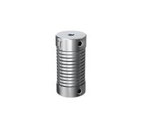 Acoplamiento de resorte Acopladores de resorte LP-D-D26L38 Acoplamiento de codificador rotatorio de eje de motor flexible de aleación de zinc 6 mm 8 mm 10 mm(5mmX14mm)