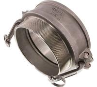 Acoplamiento de seguridad Camlock DN 140 (6'') de acero inoxidable R 6'' rosca macho tipo B MIL-C-27487
