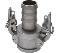 Acoplamiento de seguridad Camlock DN 75 (3'') de acero inoxidable Pilar de manguera (75 mm) Tipo C MIL-C-27487