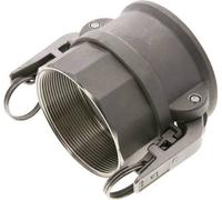 Acoplamiento de seguridad Camlock DN 75 (3'') de acero inoxidable Rp 3'' rosca hembra tipo D MIL-C-27487