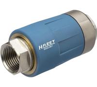 Acoplamiento de seguridad HAZET 9000-061 I Rosca interior de 3/8 pulgadas (16,41 mm) I para todas las boquillas de conexión de aire, conexión y desconexión seguras y sencillas