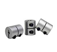 Acoplamiento de sujeción rígido de aluminio 1 Uds D20L30 máquina de grabado CNC acoplamiento rígido Motor paso a sujeción tornillo bola alto Torque(5X10mm)