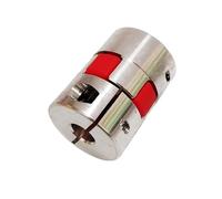 Acoplamiento de sujeción rígido de aluminio 1 Uds D35L50 acoplador de abrazadera ciruela Flexible tamaño del eje acoplamiento mandíbula 8/10/12/14/16/18/20/22MM(14X14)