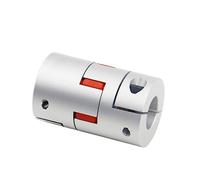 Acoplamiento de sujeción rígido de aluminio 1 Uds D45L66 CNC eje de ciruela Flexible acoplamiento acoplador Servo Motor conector manga(11mm-25mm)
